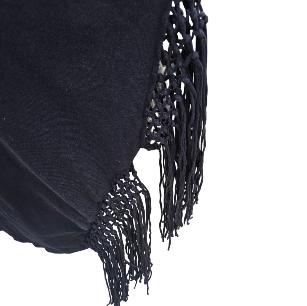 Denim & Supply by Ralph Lauren Western Aztec Poncho with Fringe Size M - Picture 3 of 6